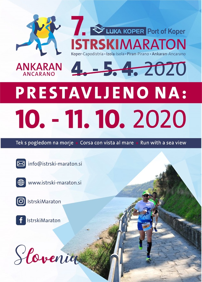 Istrski maraton odpovedan